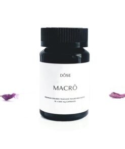 Each bottle contains your choice of 15 capsules (6,750mg) or 30 capsules (13,500mg) and Dose MACRO Macrodose Psilocybin Capsules (15 or 30 Capsules.