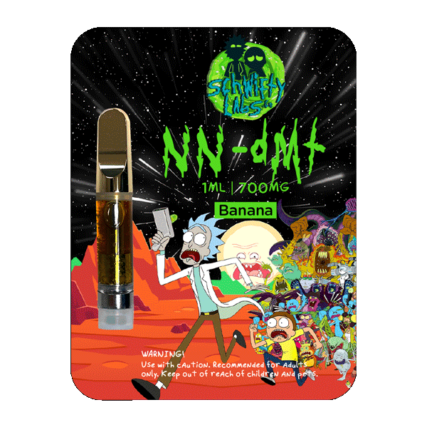 sl-nndmt-1ML-700MG-Banana (1) Schwifty Labs offers a convenient and flavorful way to embark on an introspective adventure, Schwifty Labs DMT Cartridge 1mL Banana